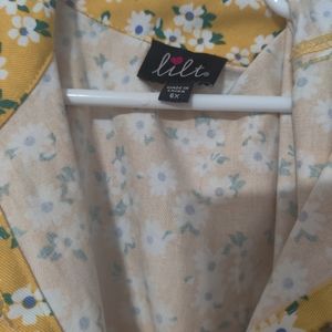 Knee length Girls dress for 6 yr old